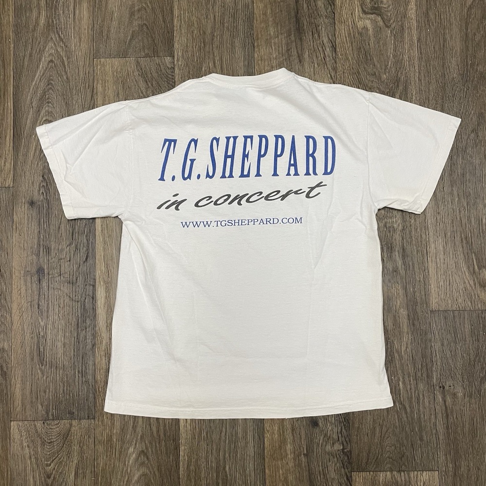 Vintage 2003 T.G. Sheppard Signed Concert T-Shirt Men's Large Made in USA